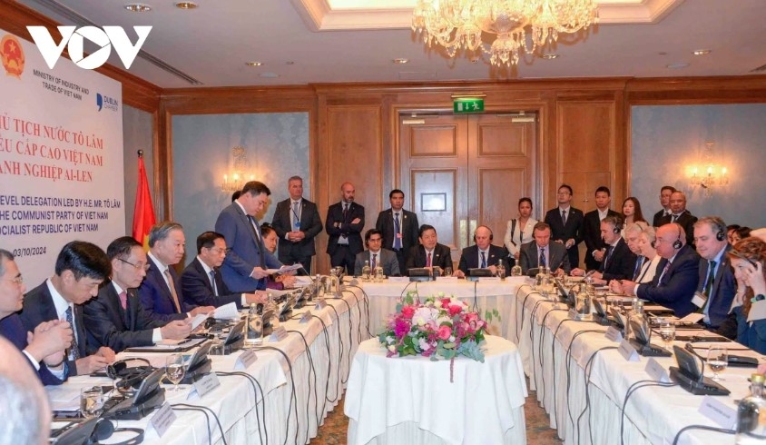 Top leader assures of Vietnam's readiness to welcome Irish businesses